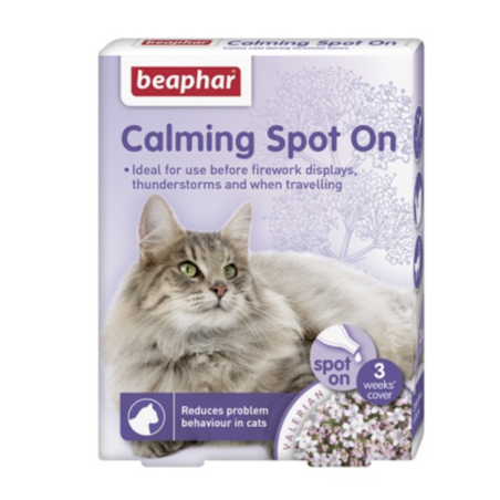Beaphar Успокояващи пипети за котки - Calming Spot On, 3 бр.