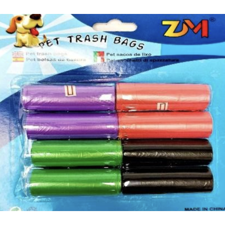Найлонови торбички за екскременти – 8 бр. в опаковка