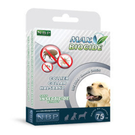 Противопаразитна каишка за куче MAXBiocide с гераниол - 75 см