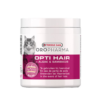 Opti Hair Cat- добавка към храната за котки за лъскава козина и здрава кожа, 130 гр