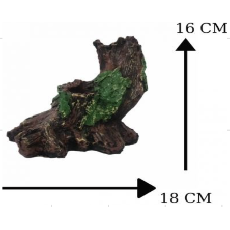 Керамична декорация за аквариум - корен на дърво прав
