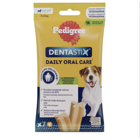 PEDIGREE Дентастикс Моно малки породи 7 бр./110 гр
