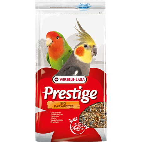 Prestige Standard Cockatiels (Big Parakeets) – пълноценна храна за средни папагали, 1 кг