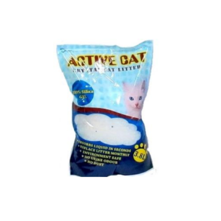 Тоалетна за коте – силика гел с аромат на лавандула, 3.8 л / 1.5 кг