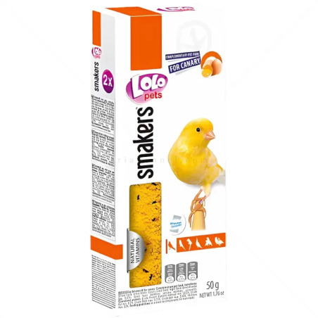Крекери с яйце за канари LOLO PETS 2 бр/50 гр