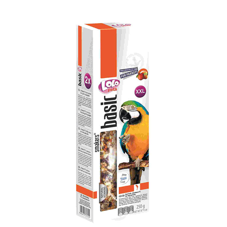 Крекер XXL за едри папагали с плодове и ядки