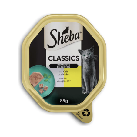 Sheba Classics Chicken and Beef - пастет за котки с телешко и пилешко месо 85 гр