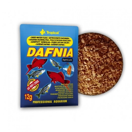 Храна за аквариумни рибки Tropical Dafnia Natural, 12 гр