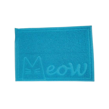 Правоъгълно килимче за коте – 40 x 30 см, с лапички