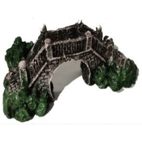 Керамична декорация за аквариум - голям мост