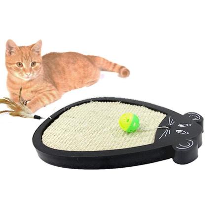 Драскало за коте под формата на мишка с топче
