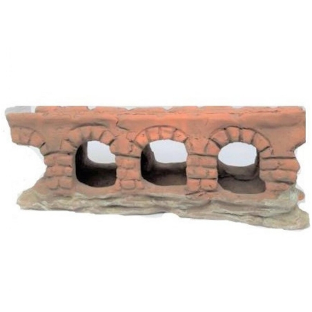 Стена Руини Декорация За Аквариум