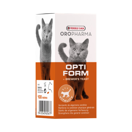Opti Form Cat- добавка към храната за котки за отлично състояние, 100 бр.