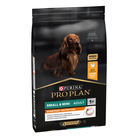 PURINA® PRO PLAN® Dog Small & Mini Adult  EVERYDAY NUTRITION за кучета в зряла възраст от дребни и мини породи, суха храна, с високо съдържание на пиле