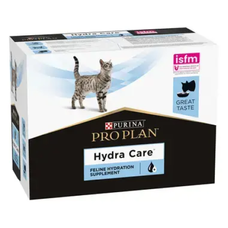 PURINA® PRO PLAN® HYDRACARE Хранителна добавка за котки в зряла възраст, 10х85 гр