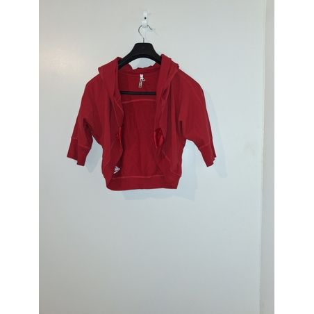 Къса жилетка с качулка 1306