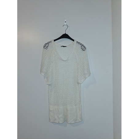 Плетена блуза с къс ръкав Flame 0765