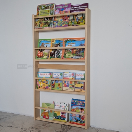 Рафт за книжки тип Монтесори