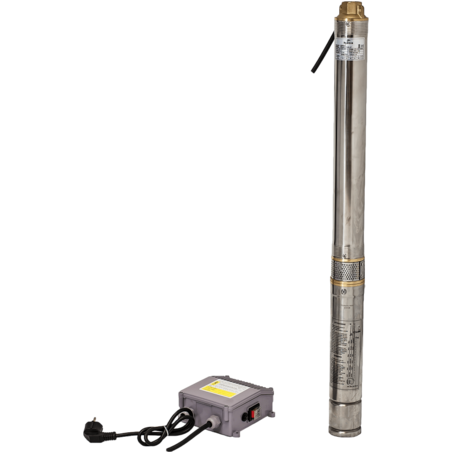 Помпа сондажна 75мм Gmax QJD, 350w, 55м напор