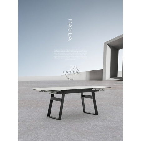 MAGIDA – Дизайнерска маса със синтерована порцеланова плоча