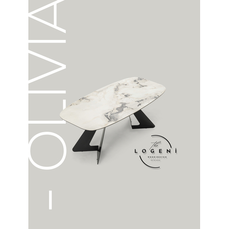Дизайнерска трапезна маса OLIVIA