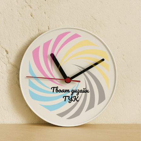 Стъклен Стенен часовник 20см