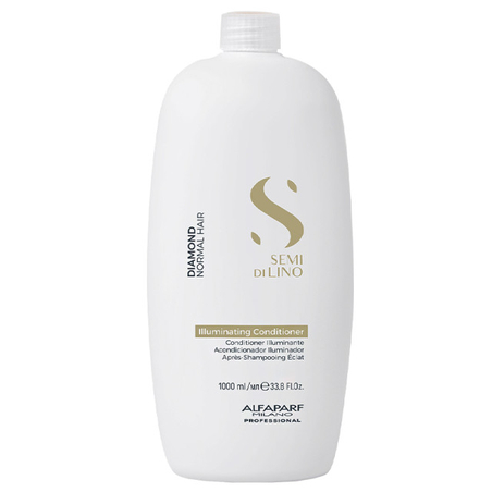 Балсам за диамантен блясък с ленено семе  Alfaparf Milano Diamond Normal hair Illuminating Conditioner 1000 мл