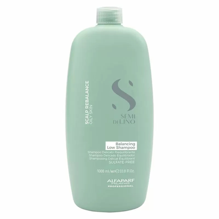 Балансиращ шампоан за мазен скалп Alfaparf Milano Semi Di Lino Scalp Rebalance Shampoo 1000 ml от lanastyle.eu