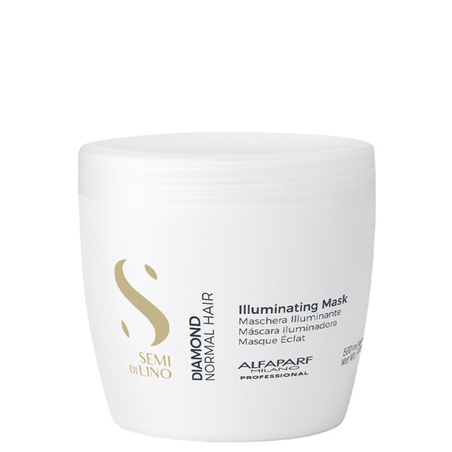 Маска за диамантен блясък с ленено семе Alfaparf Milano Diamond Normal hair Illuminating Mask 500 мл