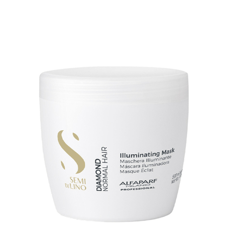 Дълбоко подхранваща маска за диамантен блясък Alfaparf Milano Semi Di Lino Diamond 500 ml от lanastyle.eu