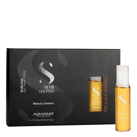 Ампули еликсир със стволови клетки за регенерация на косата Alfaparf Milano Semi Di Lino Cellula Madre Beauty Genesis от lanastyle.eu