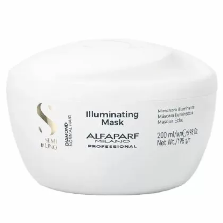 Маска за диамантен блясък с ленено семе Alfaparf Milano Diamond Normal hair Illuminating Mask 200 мл