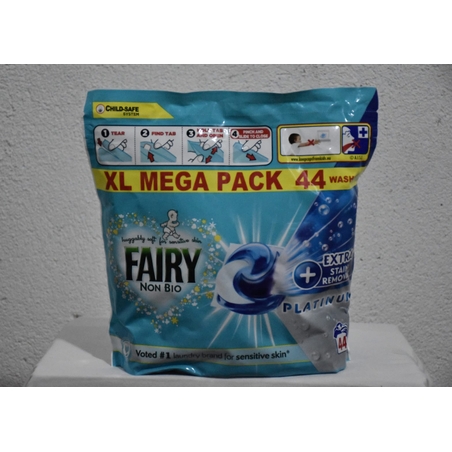 Капсули за пране Fairy Platinum Non Bio 44 броя