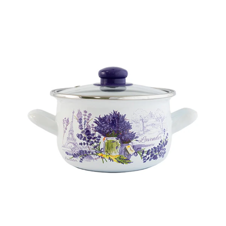 Тенджера емайл с кант 2.8 L