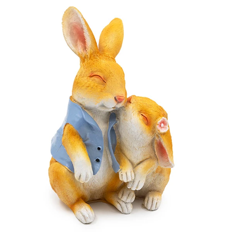 Градинска декорация влюбени зайчета