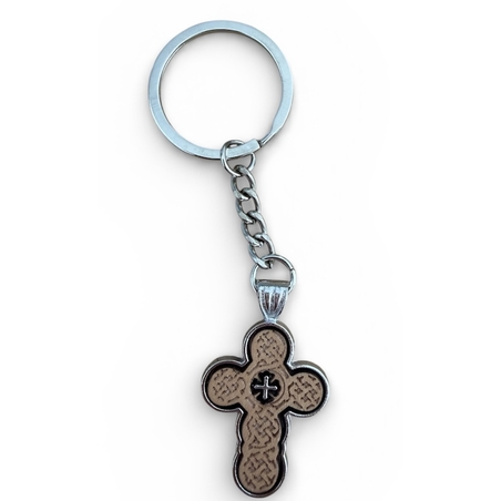 Православен ключодържател с декоративен кръст