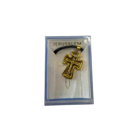 Православен кръст от Йерусалим – златист