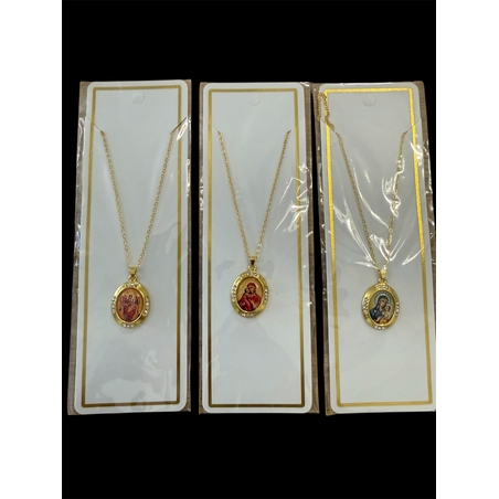 Православен медальон с икона – дубле покритие