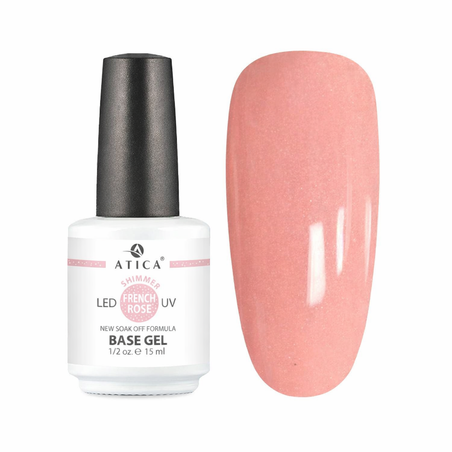 Soft base French rose shimmer 15 ml