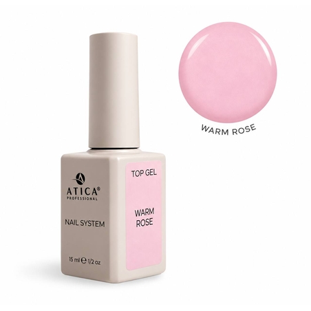 Top gel Warm rose 15 ml