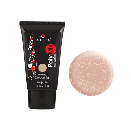 PolyMix polygel Golden tan shimmer 30 ml