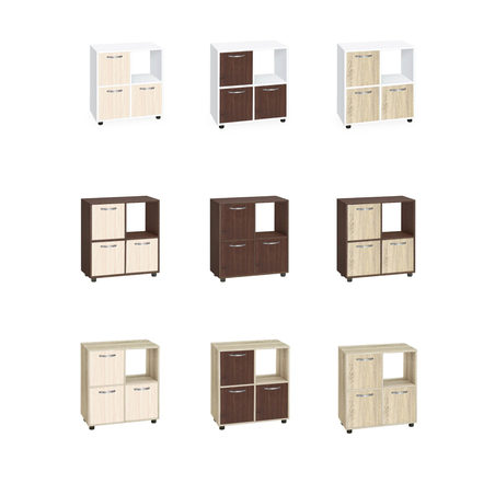 Етажерка Кубо 4 с  три врати