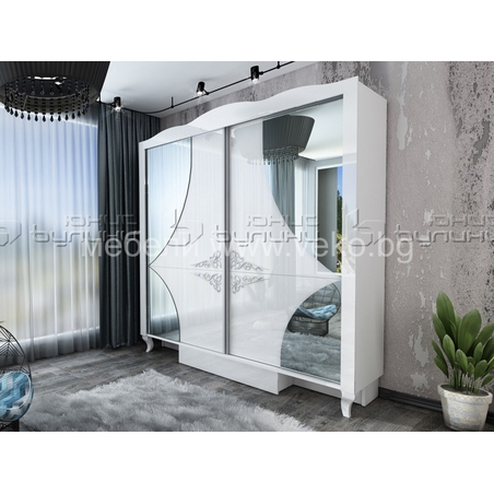 Гардероб Белисима/ бели орнаменти