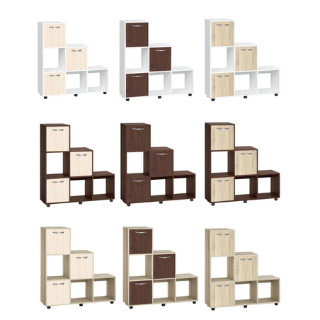 Етажерка Кубо 6 с три врати