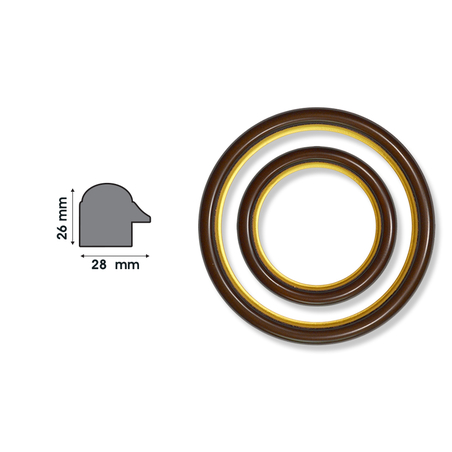 Кръгли рамки от MDF