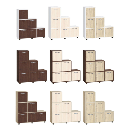 Етажерка Кубо 6 с шест врати