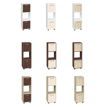 Етажерка Кубо 3 с две врати