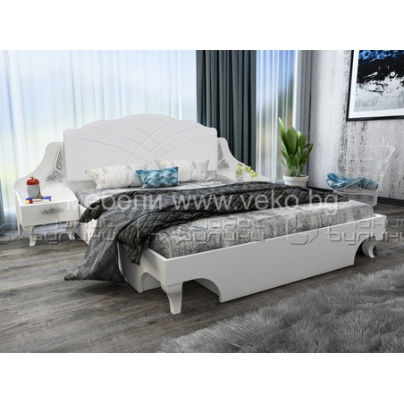 Спалня Белисима/ бели орнаменти