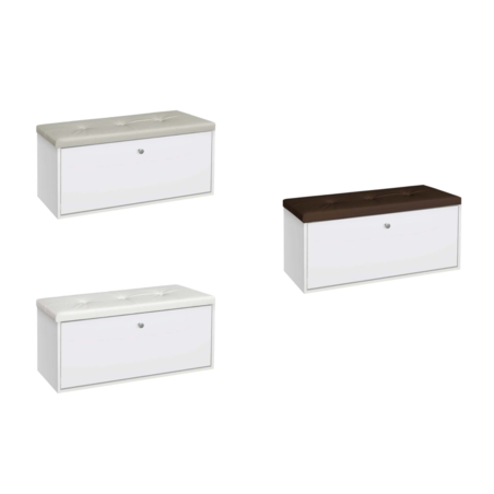 Шкаф за обувки 100/ бял