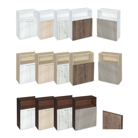 Етажерка Ава 3 с врати постформинг